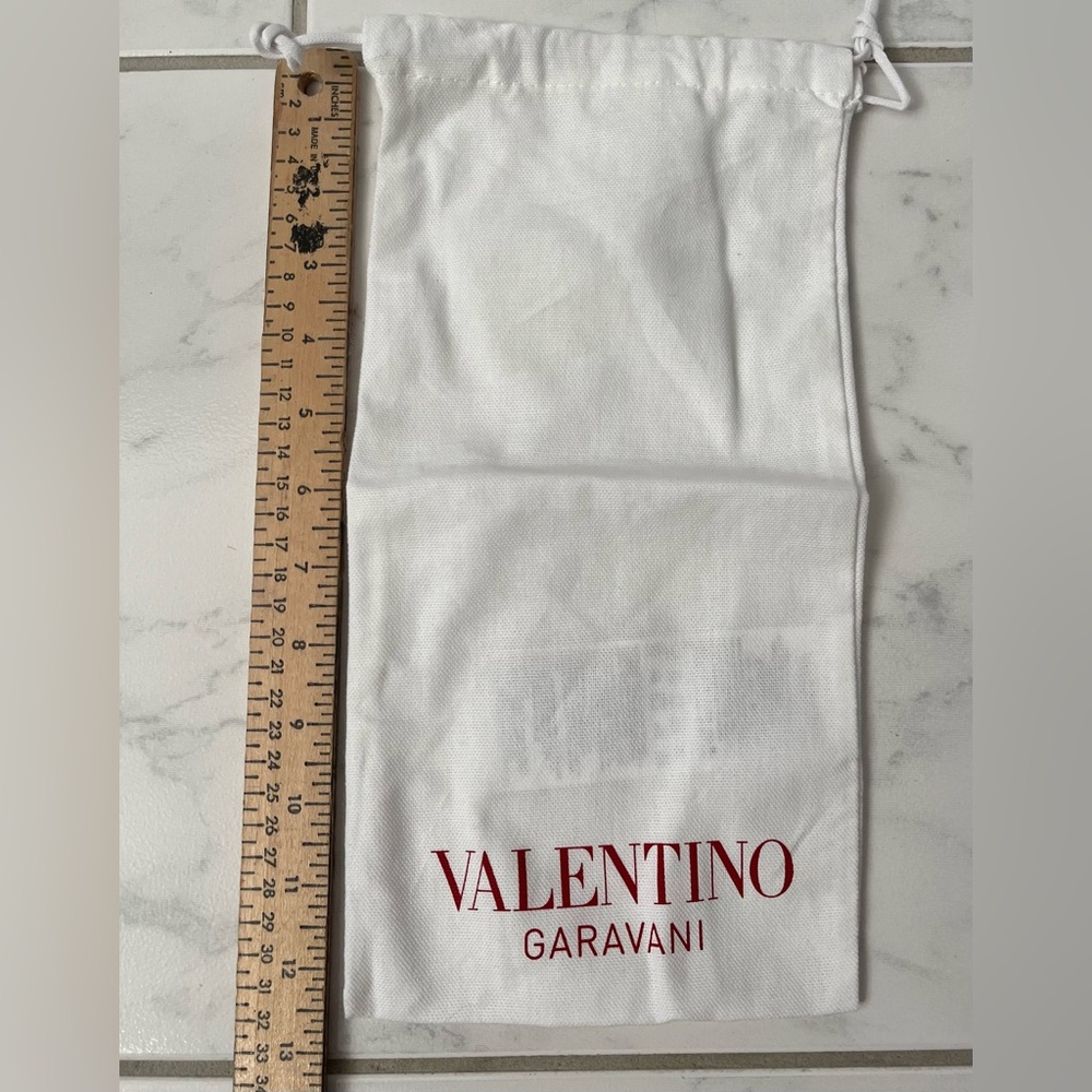 Valentino Garavani White Bag with Red Logo